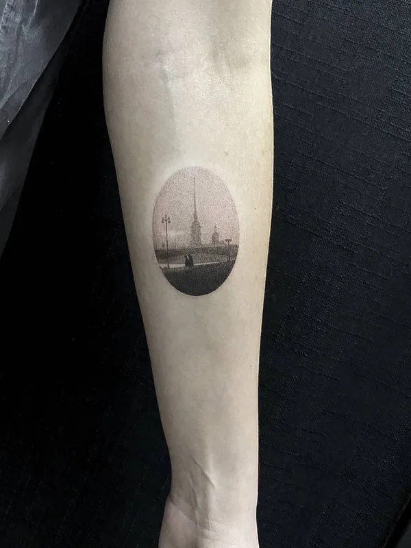 Minimalism tattoo by Ангелина Дормидонтова in Moscow