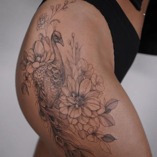 Graphic tattoo by Полина Матвеева in Saint Petersburg
