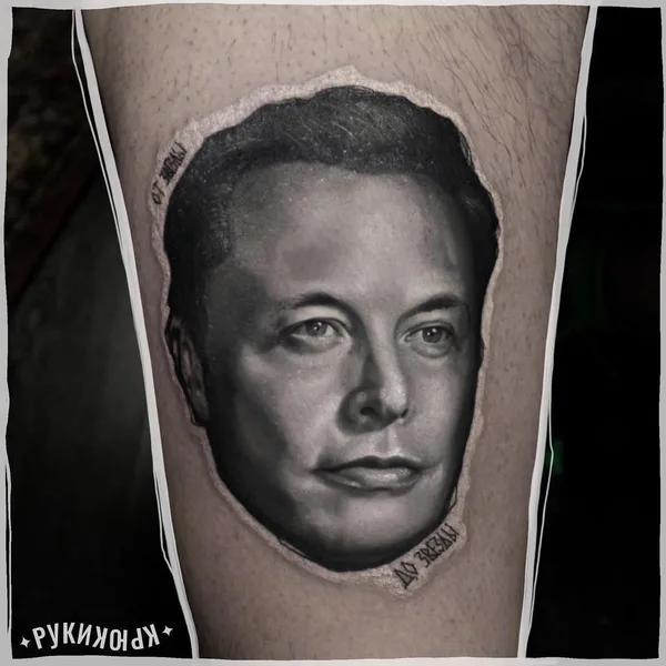 Portrait tattoo by Олег Ключников in Moscow