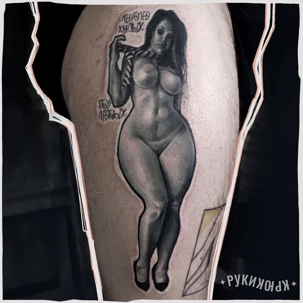 Portrait tattoo by Олег Ключников in Moscow