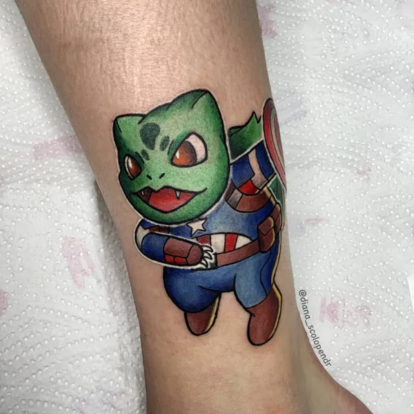 New School tattoo by Диана Геворкян in Saint Petersburg
