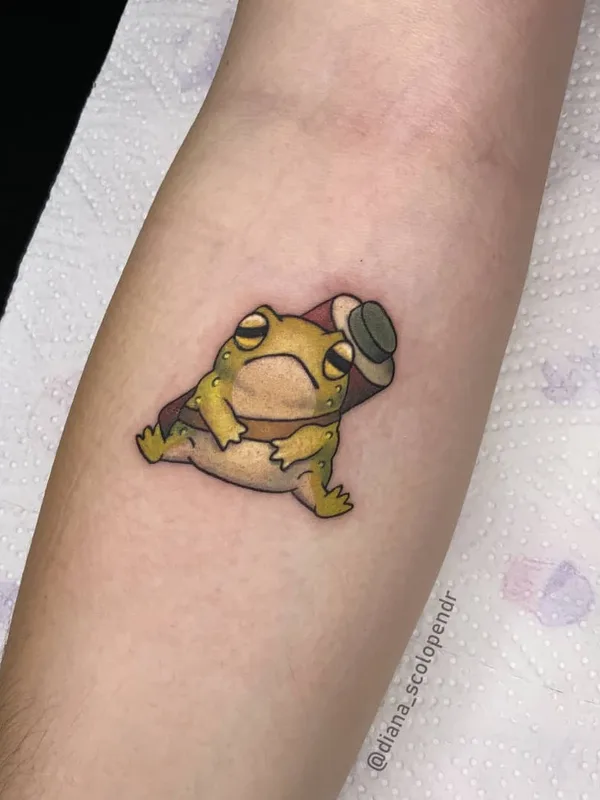 color cartoon tattoo on forearm #44135 | Tattoo Artist Диана Геворкян