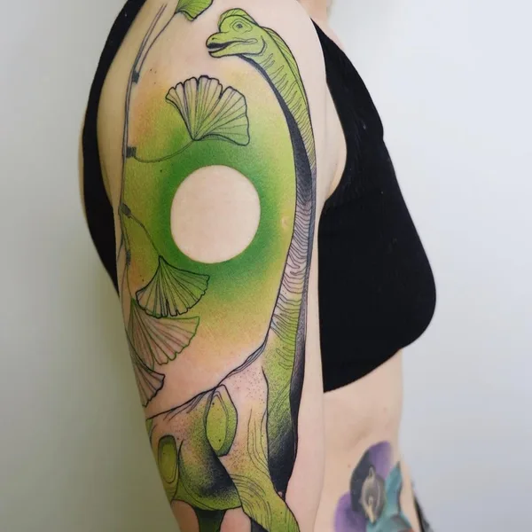 Abstract tattoo by Ann Lilya in Minsk