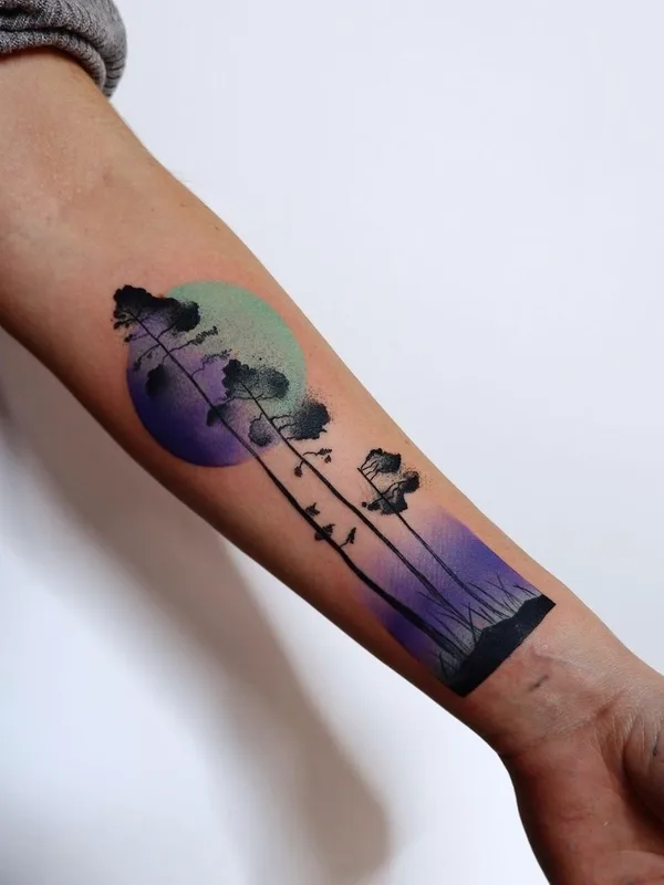 color illustrative tatuaje en forearm #44170 | Tatuador Ann Lilya