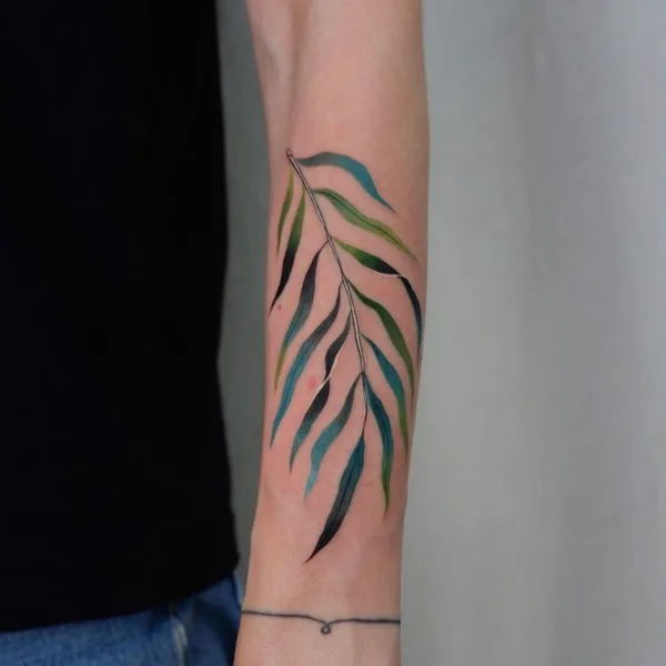 Abstract tattoo by Ann Lilya in Minsk