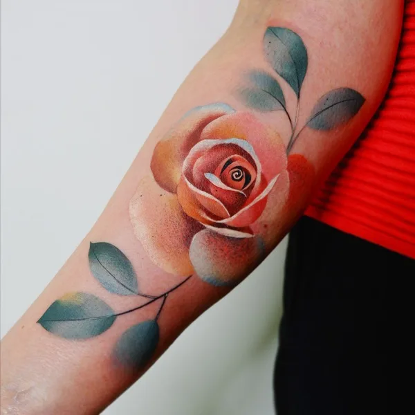 Abstract tattoo by Ann Lilya in Minsk