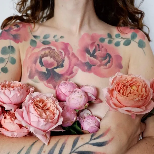 Abstract tattoo by Ann Lilya in Minsk