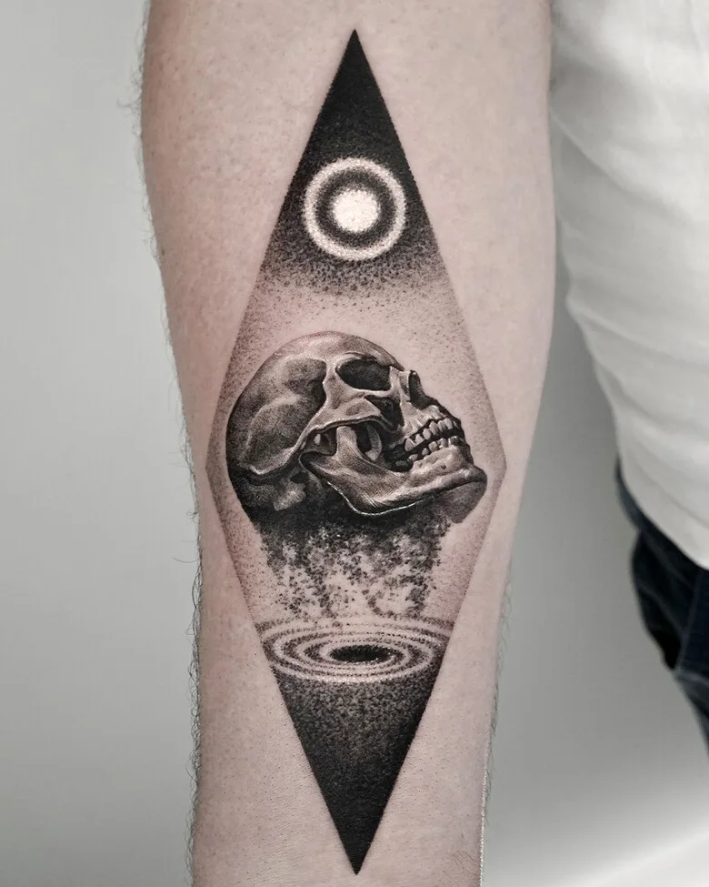 Skull Tattoo About Death