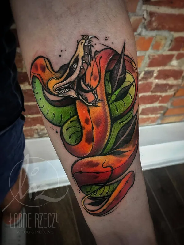 Авторская tattoo by Aleksandra Kozubska in Łódź