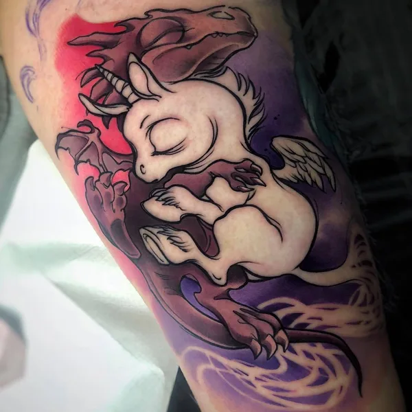 Author's Style tattoo by Aleksandra Kozubska in Łódź