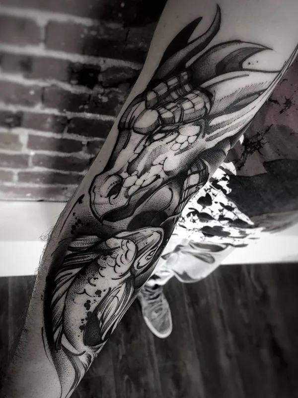 Авторская tattoo by Aleksandra Kozubska in Łódź