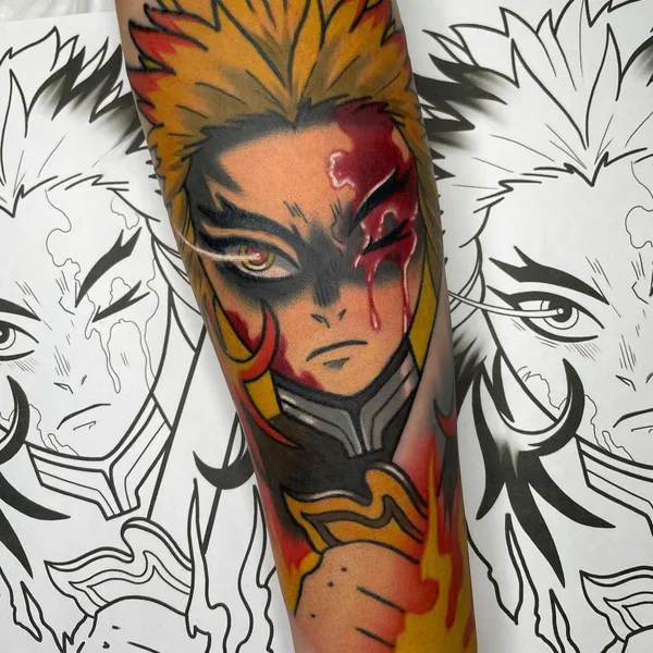 Graphic tattoo by Даня Хикки in Новосибирск