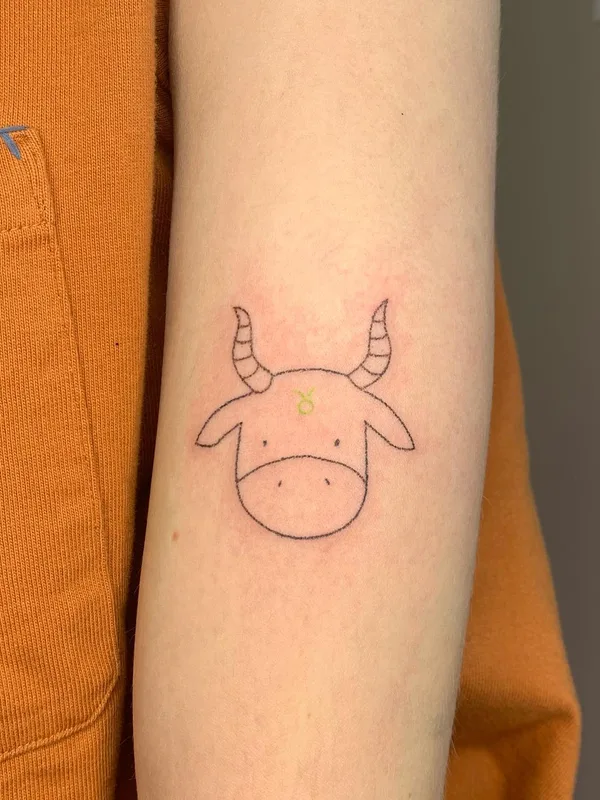 color linework татуировка на forearm #50048 | Тату мастер Лина