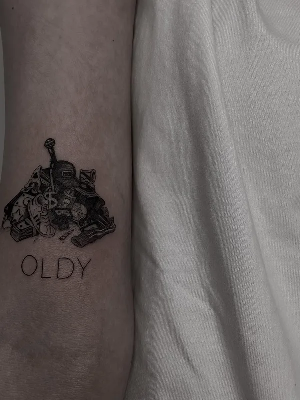 black blackwork татуировка на forearm #50070 | Тату мастер Лиза Третинская
