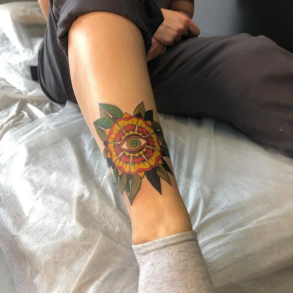Graphic tattoo by Павел Гончаренко in Новосибирск