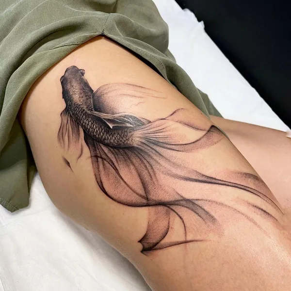 Watercolor tattoo by Анна Иванова in Новосибирск