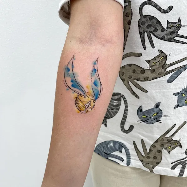 Watercolor tattoo by Анна Иванова in Новосибирск