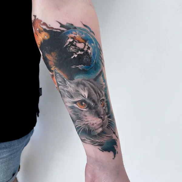 Watercolor tattoo by Анна Иванова in Новосибирск