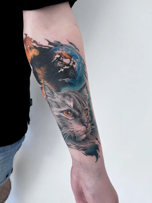 color realism tattoo auf forearm #50096 | Tätowierer Анна Иванова