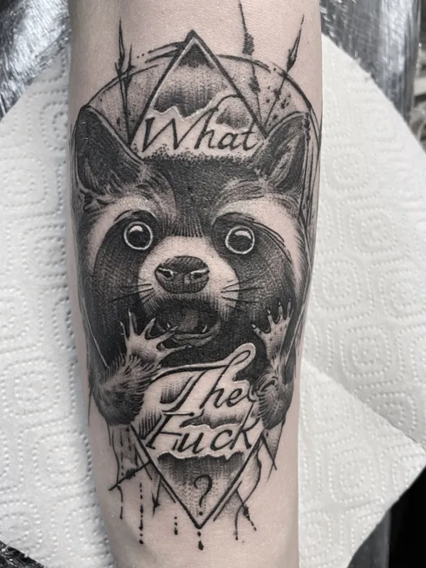 black blackwork татуировка на forearm #63909 | Тату мастер Андрей Кононов