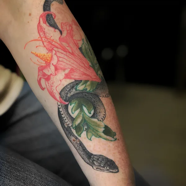 Author's Style tattoo by Egor Vavilov in Moscow
