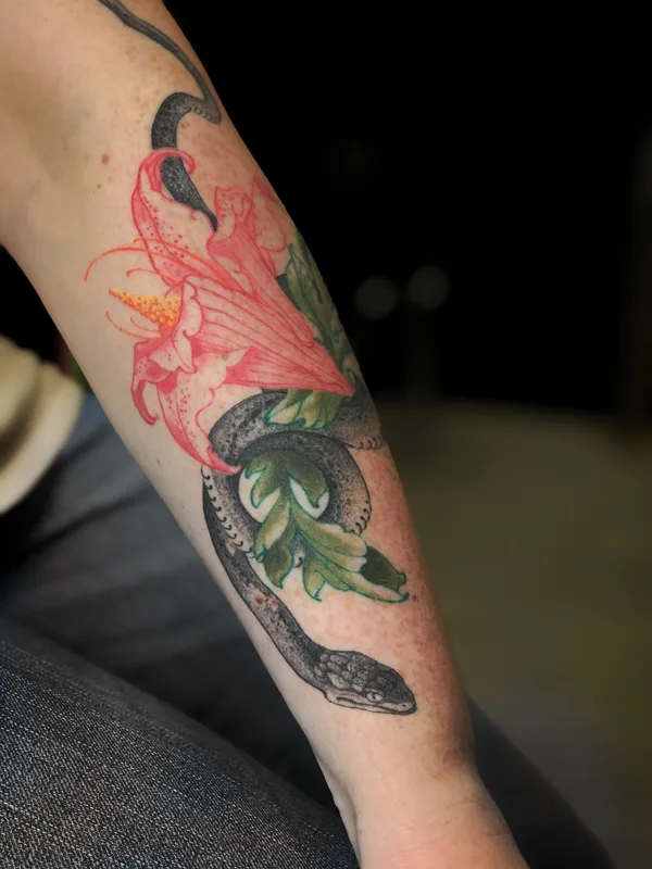color illustrative татуировка на forearm #35422 | Тату мастер Egor Vavilov