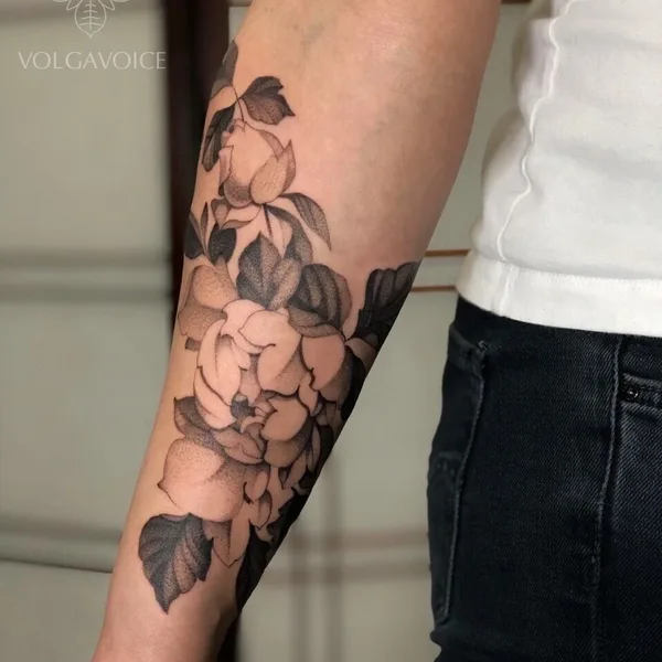 Author's Style tattoo by Egor Vavilov in Moscow