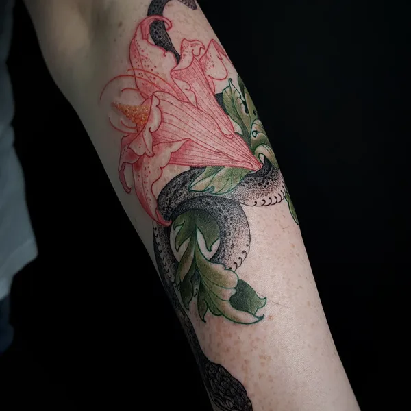 Author's Style tattoo by Egor Vavilov in Moscow