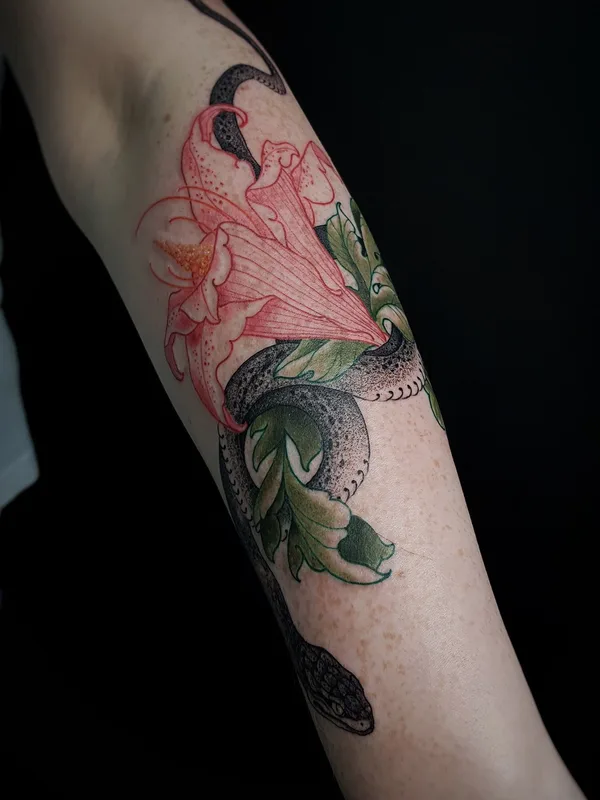 color illustrative татуировка на forearm #35429 | Тату мастер Egor Vavilov