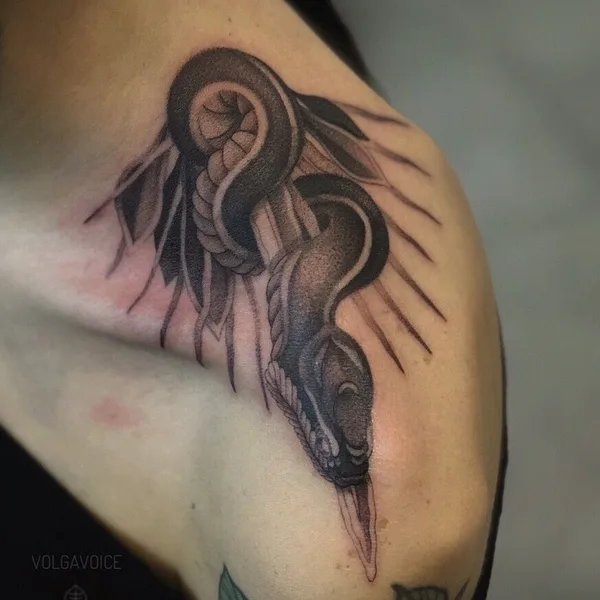 Author's Style tattoo by Egor Vavilov in Moscow