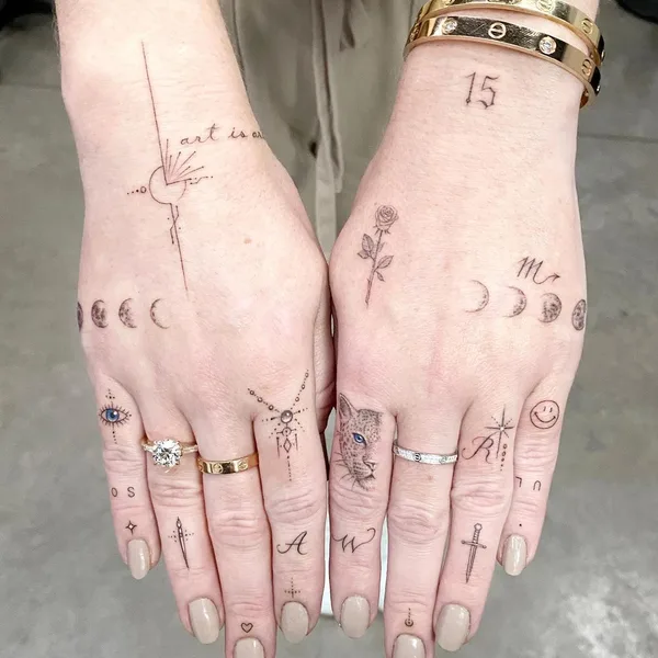 Dotwork tattoo by MR.K / Sanghyuk Ko in New York City