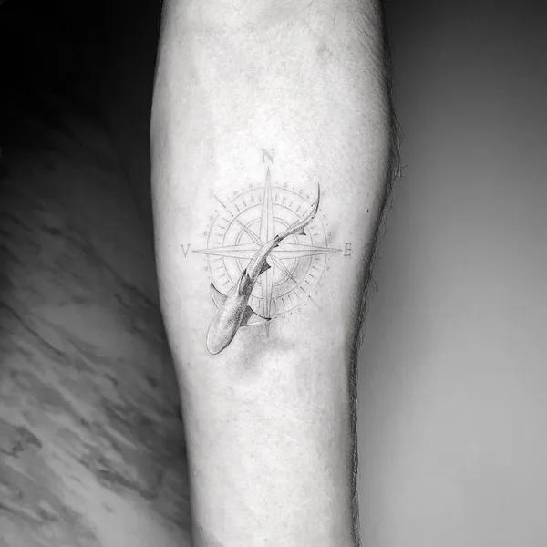 Dotwork tattoo by MR.K / Sanghyuk Ko in New York City