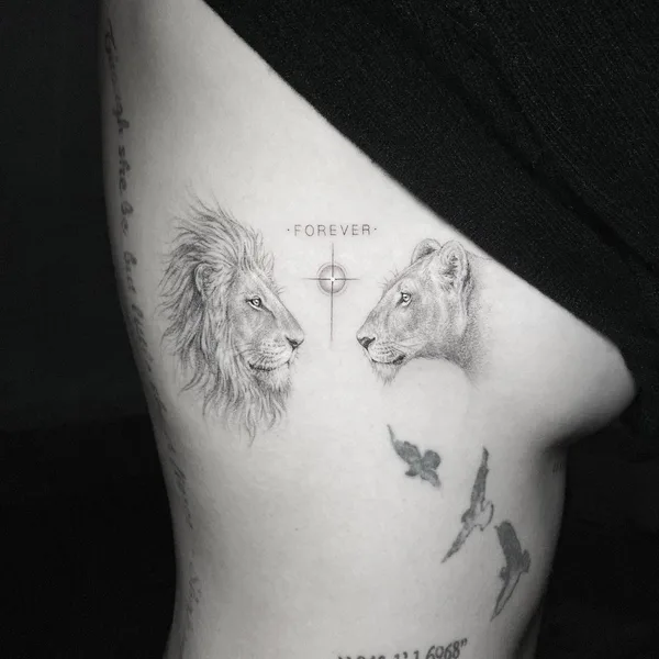 Dotwork tattoo by MR.K / Sanghyuk Ko in New York City
