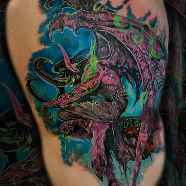 Нео традиционная tattoo by Наталья Graffyca Кирильчук in Москва