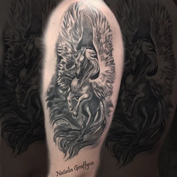 Нео традиционная tattoo by Наталья Graffyca Кирильчук in Москва
