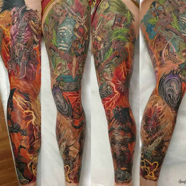 Нео традиционная tattoo by Наталья Graffyca Кирильчук in Москва