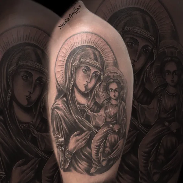 Нео традиционная tattoo by Наталья Graffyca Кирильчук in Москва