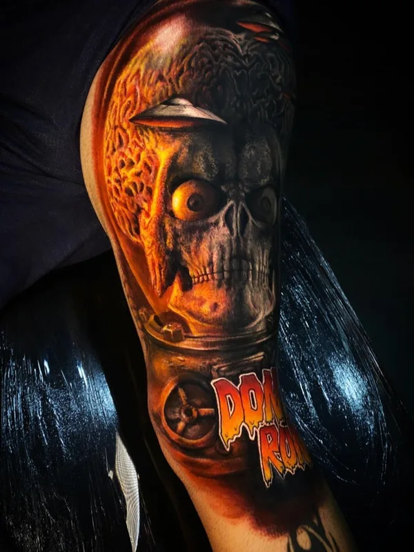 color realism tatuaje en upper arm #39448 | Tatuador Adrian Sanchez