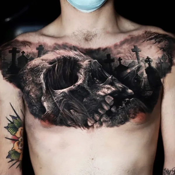 Realism tattoo by Adrian Sanchez in Madrid