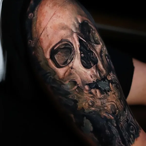 Realism tattoo by Adrian Sanchez in Madrid