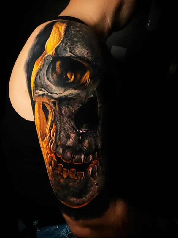 color realism tatuaje en shoulder #39437 | Tatuador Adrian Sanchez