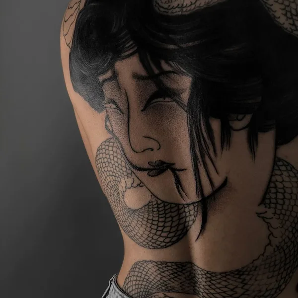 engraving tattoo by Михаил Козлов in Los Angeles