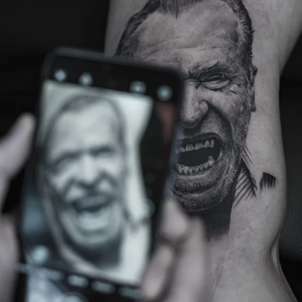 Author's Style tattoo by Platon Sosnitsky in Haifa