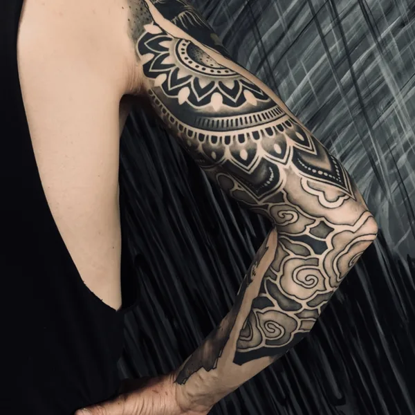 Author's Style tattoo by Platon Sosnitsky in Haifa