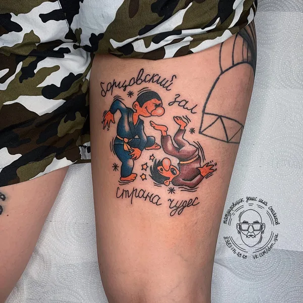 Author's Style tattoo by Денис Игла-Стоянков in Барнаул