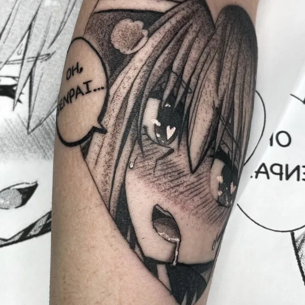 Anime tattoo by Армен / on.my.acc in Омск