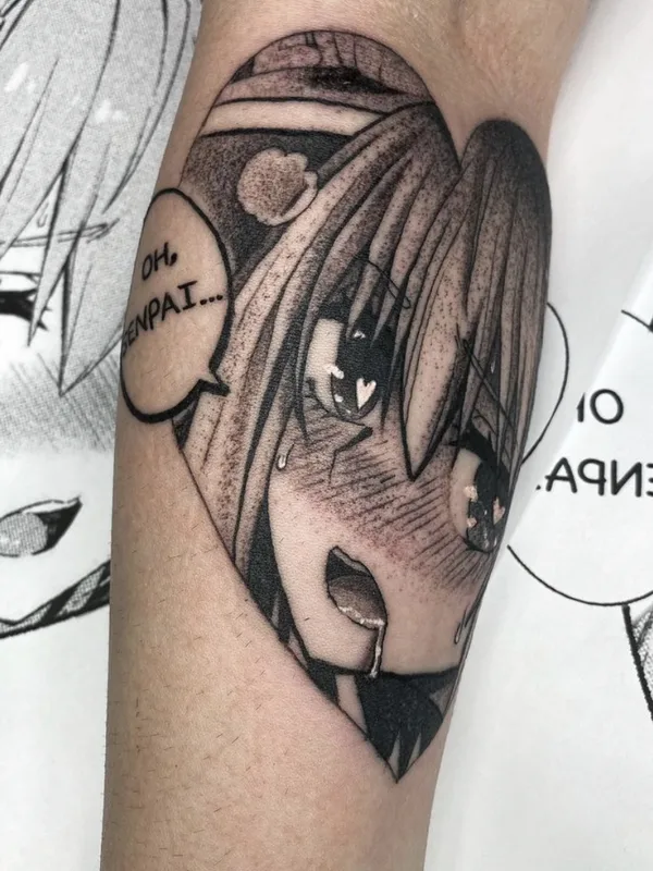 black and grey anime 타투 부위 forearm #70019 | 타투이스트 Армен / on.my.acc