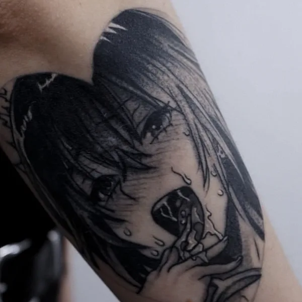 Anime tattoo by Армен / on.my.acc in Омск