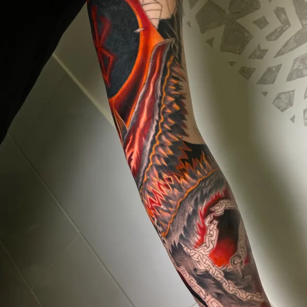 Anime tattoo by Армен / on.my.acc in Омск