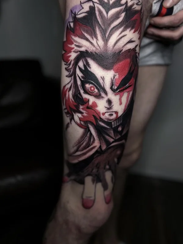 color anime 타투 부위 thigh #70025 | 타투이스트 Армен / on.my.acc